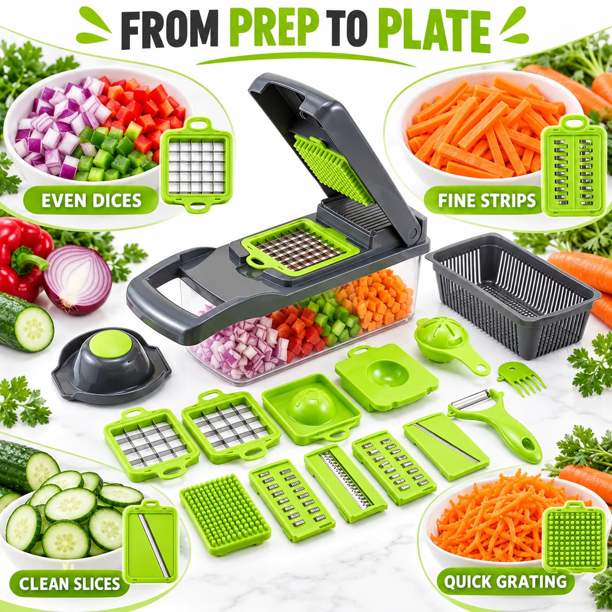 Multi-Functional Vegetable Chopper