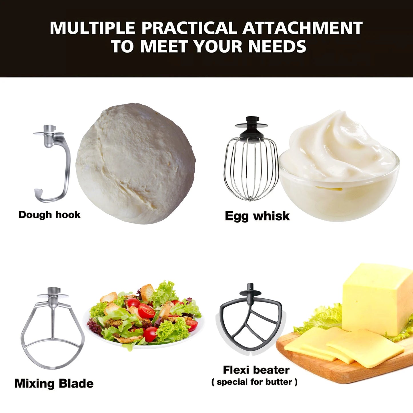 1pc CHEFTRONIC Stand Mixer,5Qt