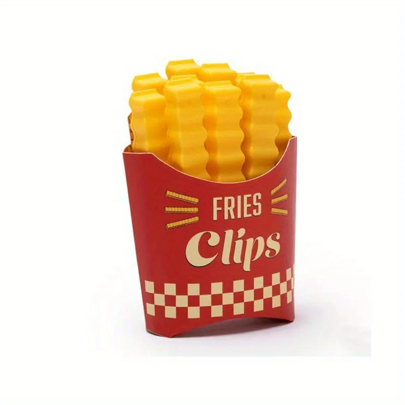 12PCS French Fry Shaped Sealing Clip