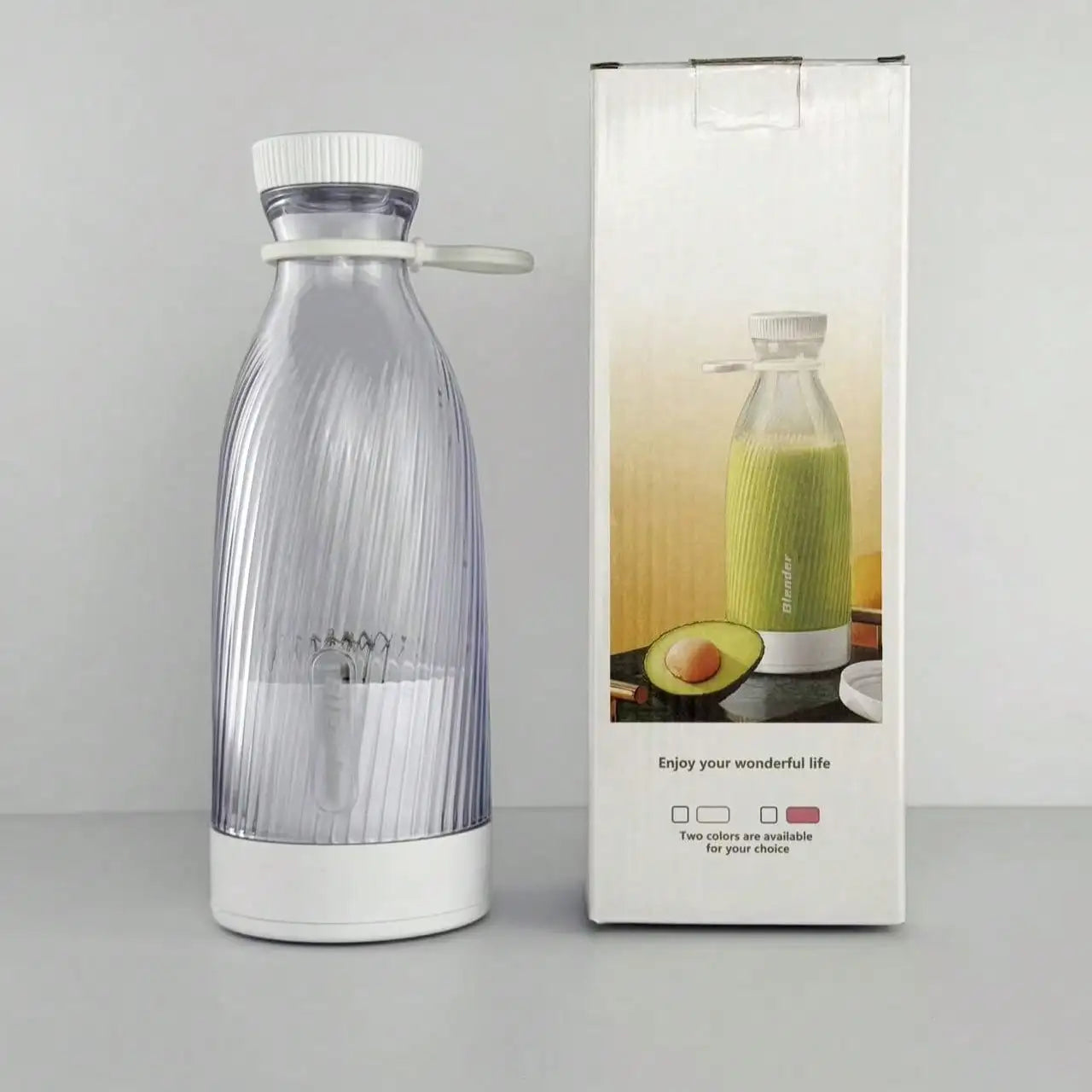 2-In-1 Portable Blender And Juicer, USB Rechargeable,