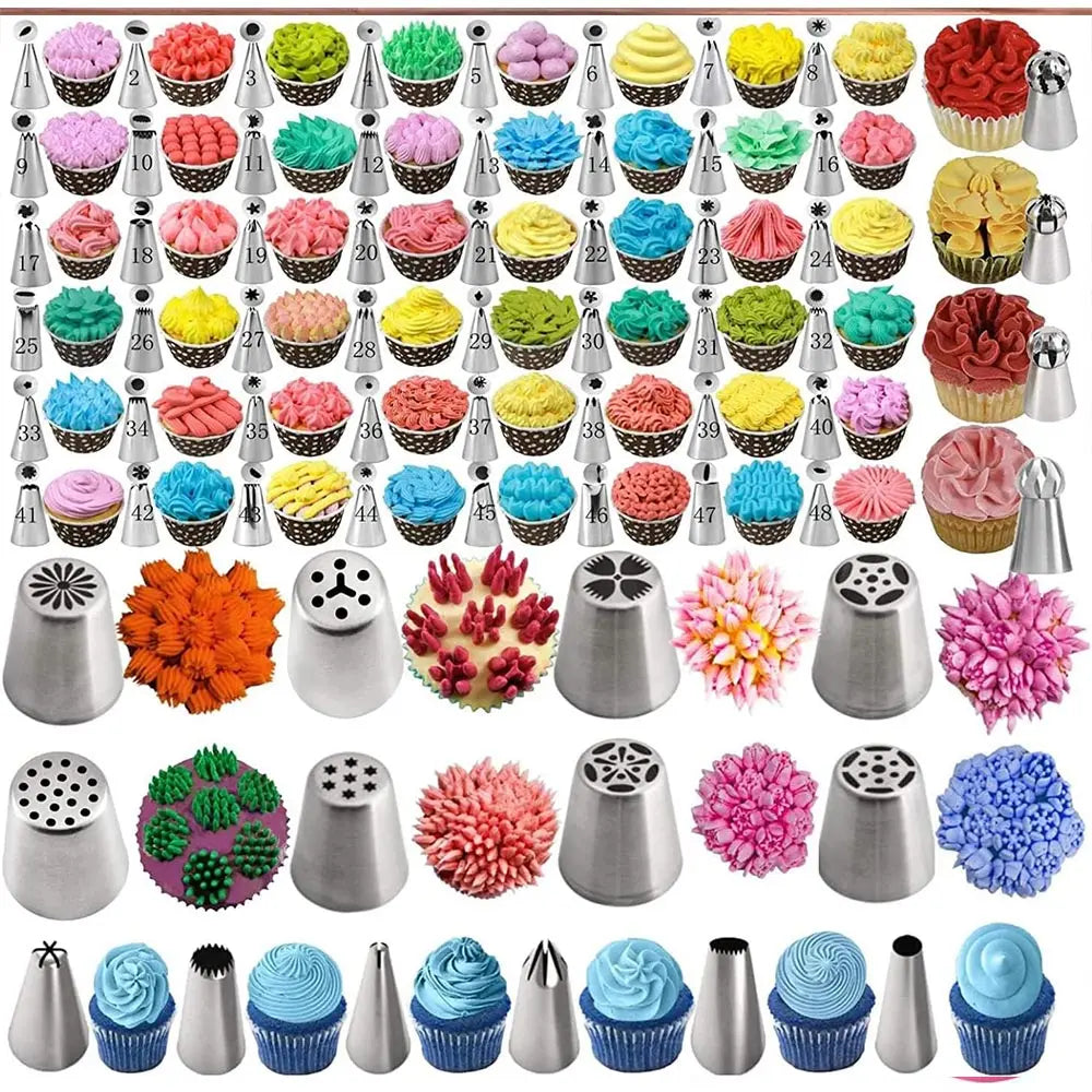 359pcs Cake Decorating Baking Supplies Set, with 66 Tip Baking Set