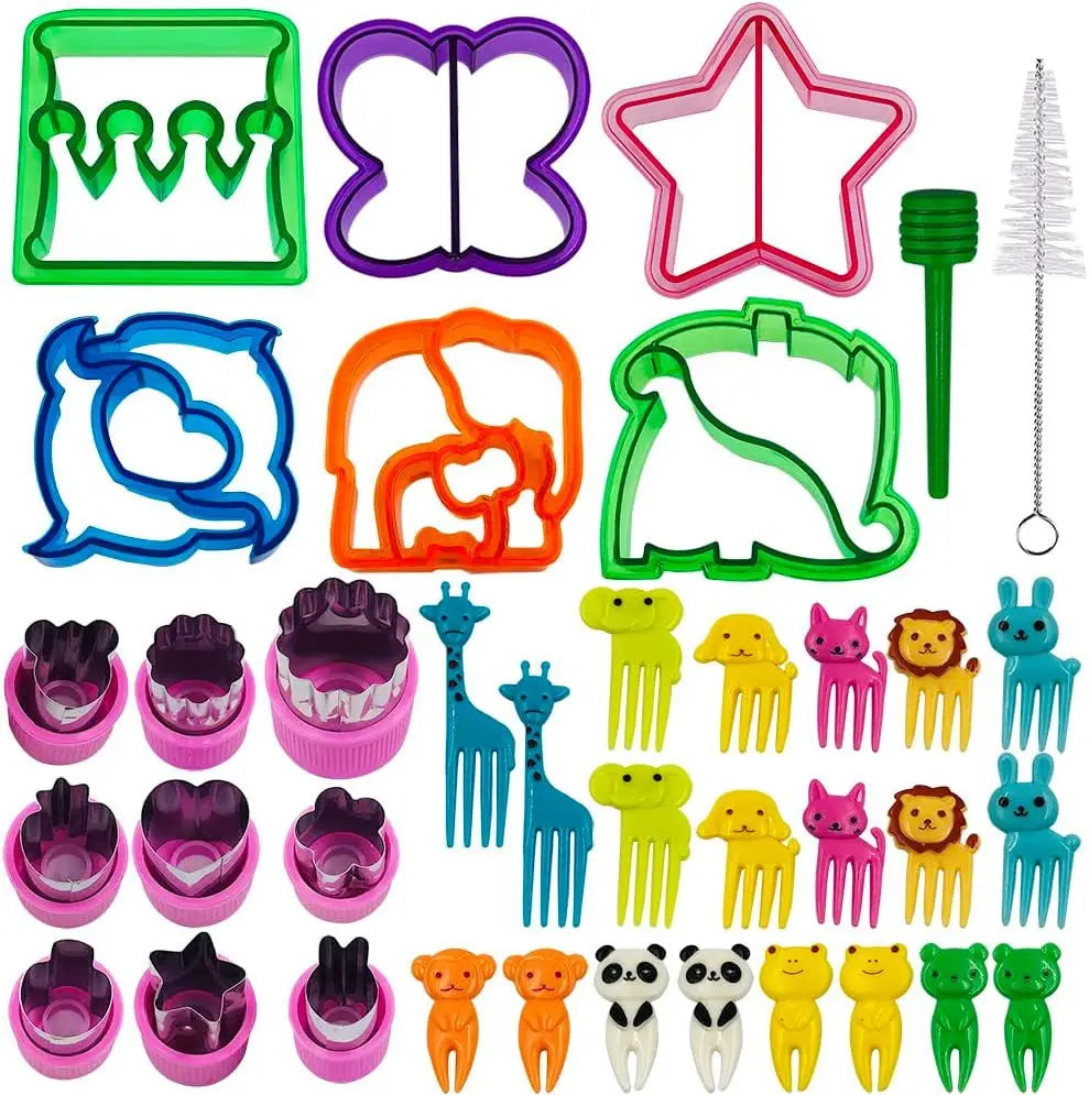 Sandwich Cutters Set for Food Cookies Bread