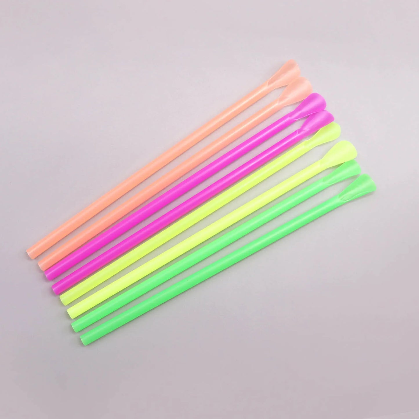 Straws With Snow-Cone Spoon