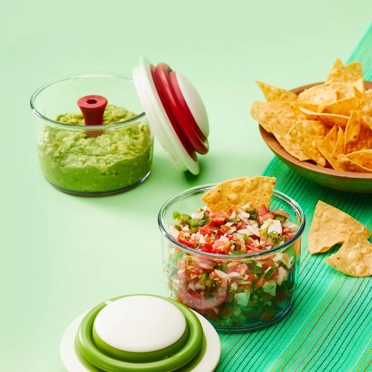 Hand-Powered Veggie Chopper