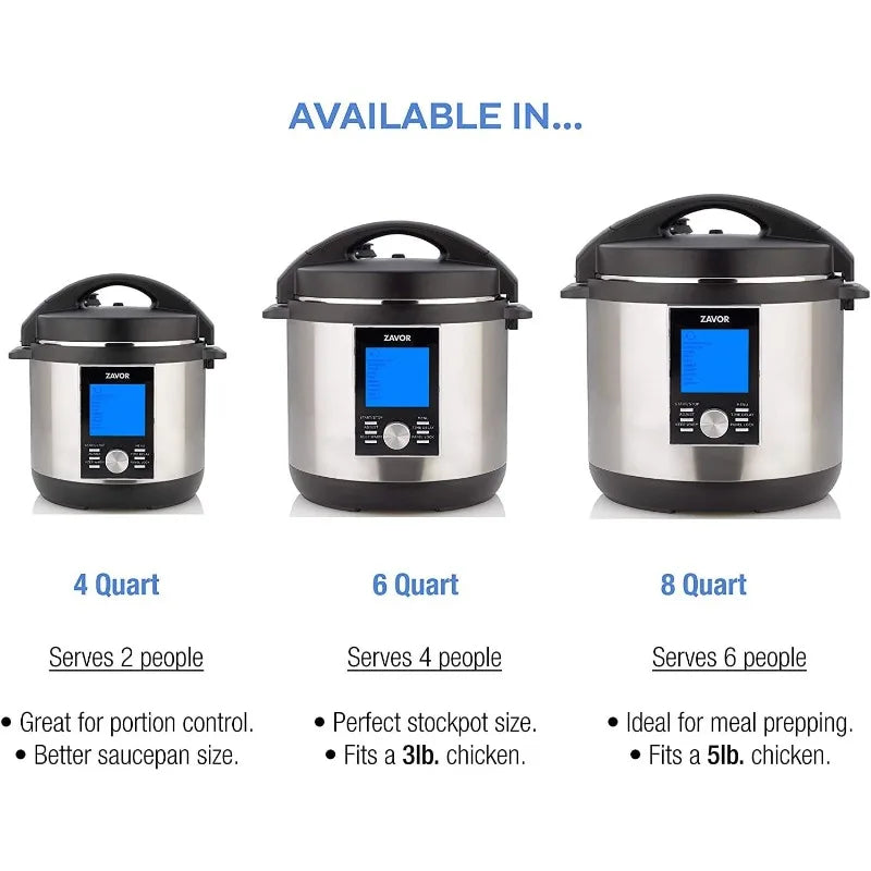 Zavor LUX LCD 6 Quart Programmable Electric Multi-Cooker: