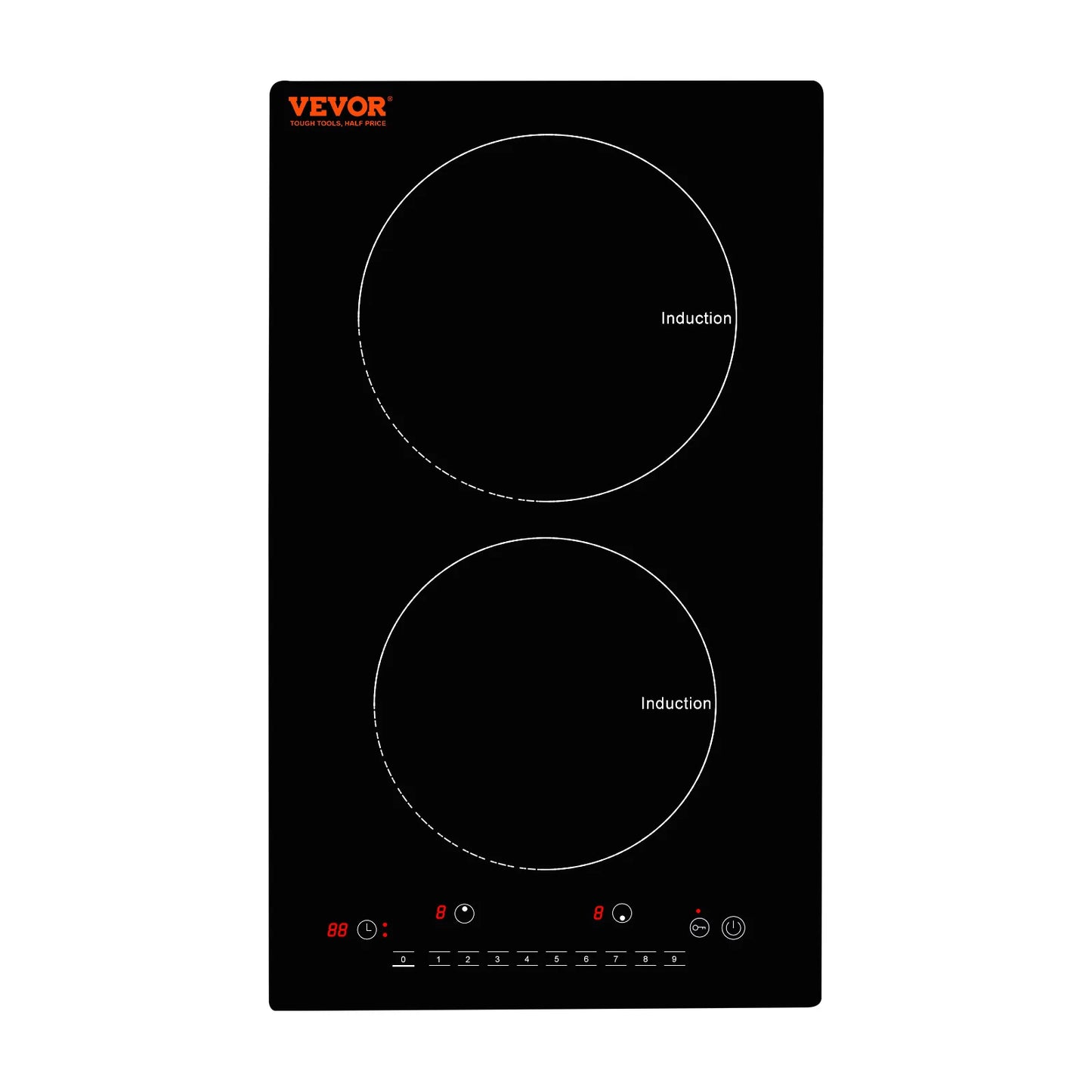 2 Burners Electric Induction Cooktop Stove