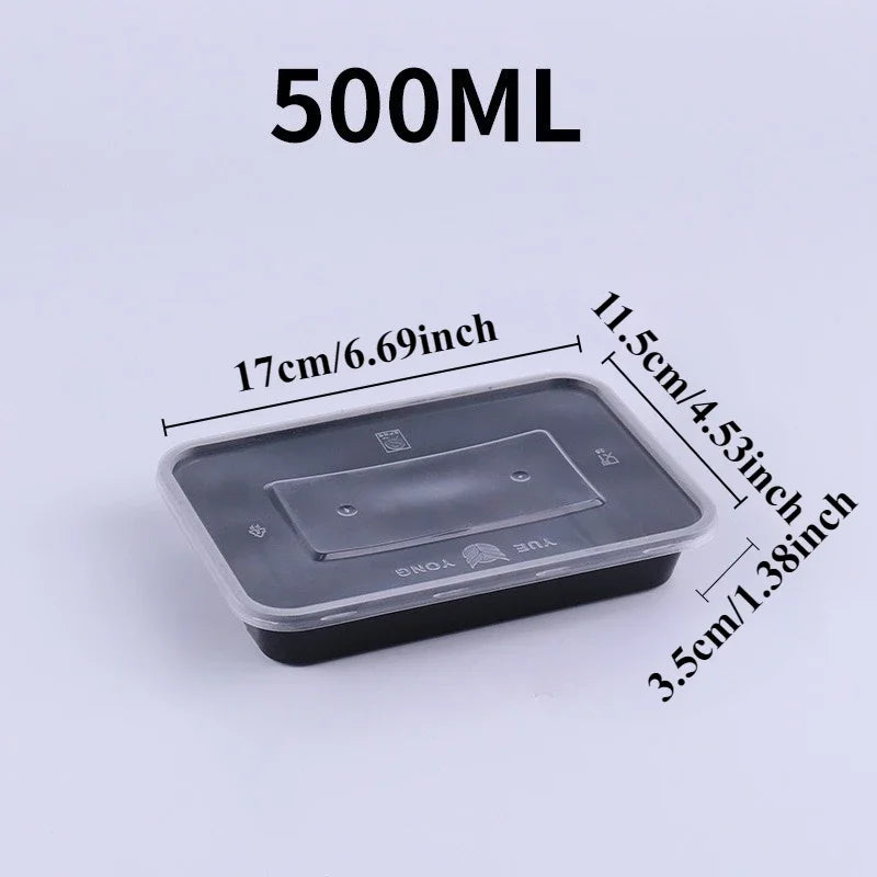 10PCS Disposable Food Box with Lid