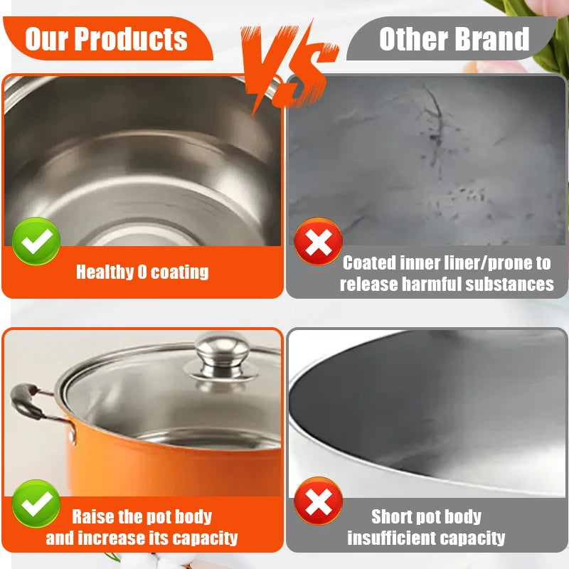 10-piece stainless steel cookware set