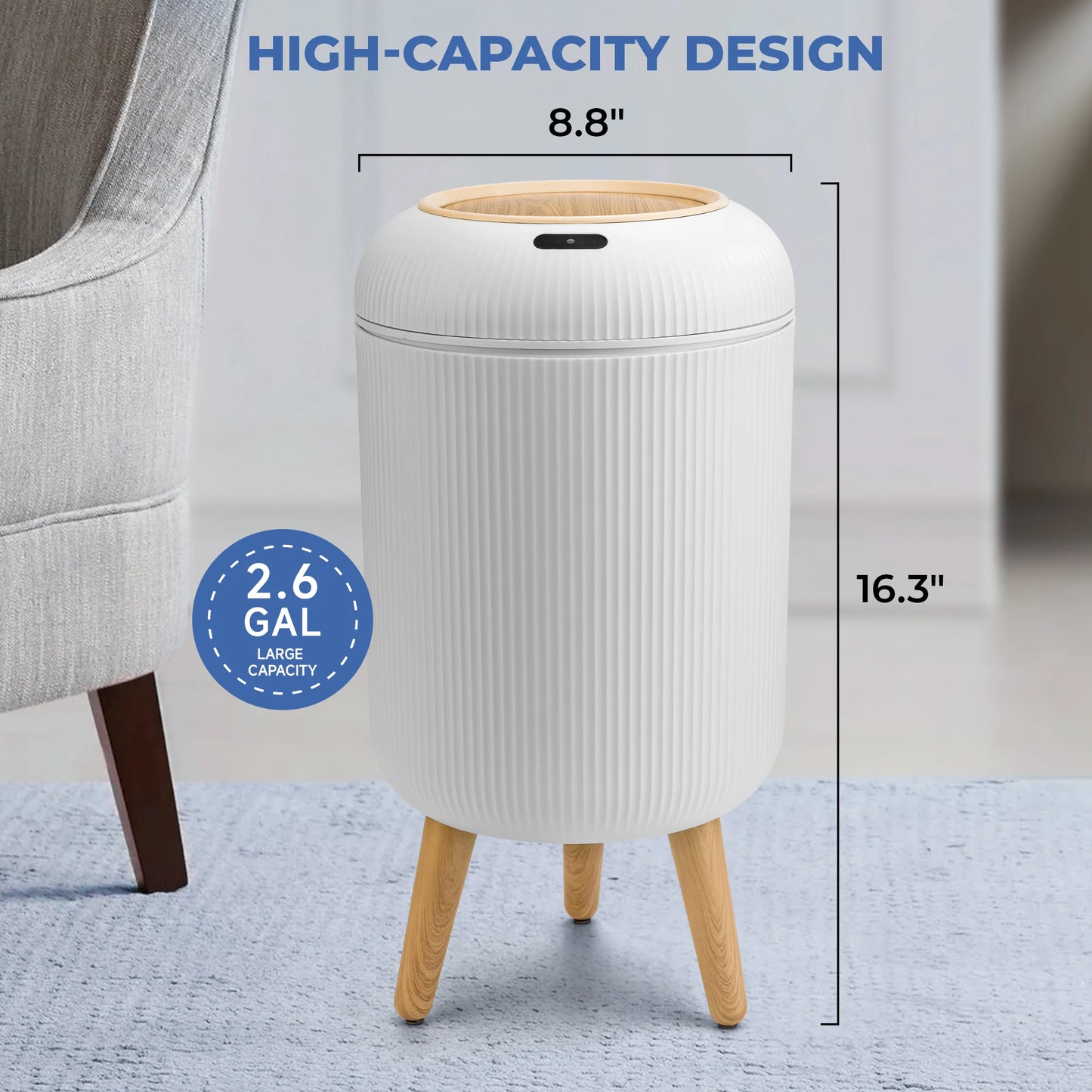 Smart Sensor Trash Can Automatic Touchless