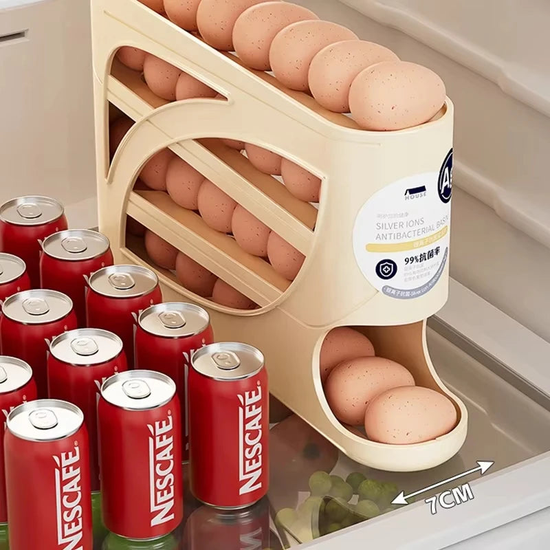 4-Tier Sliding Egg Dispenser,