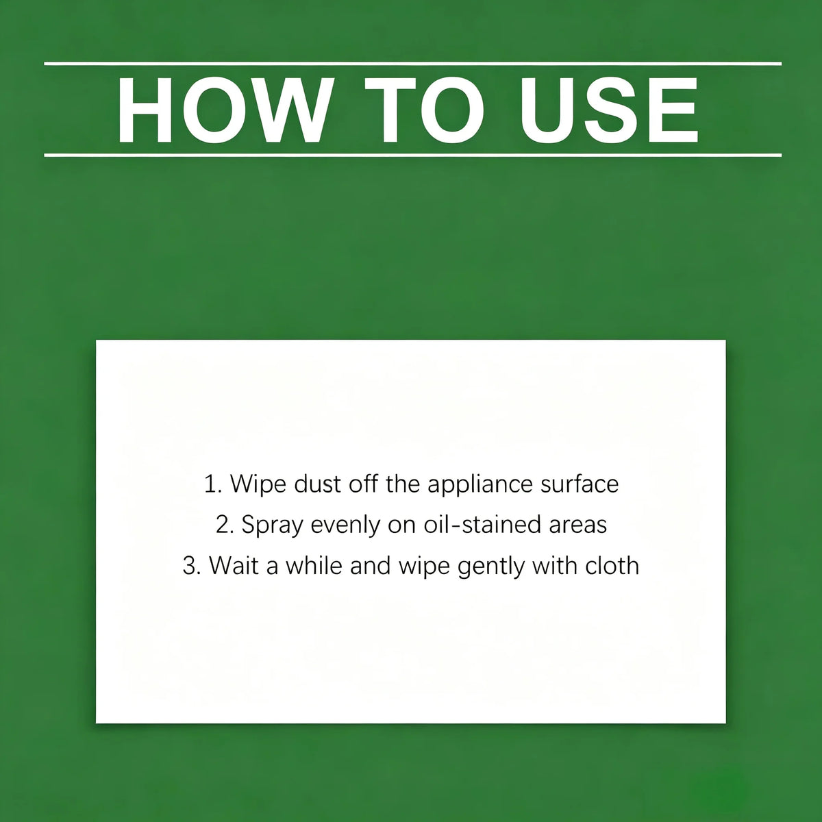 Kitchen Appliance Cleaner