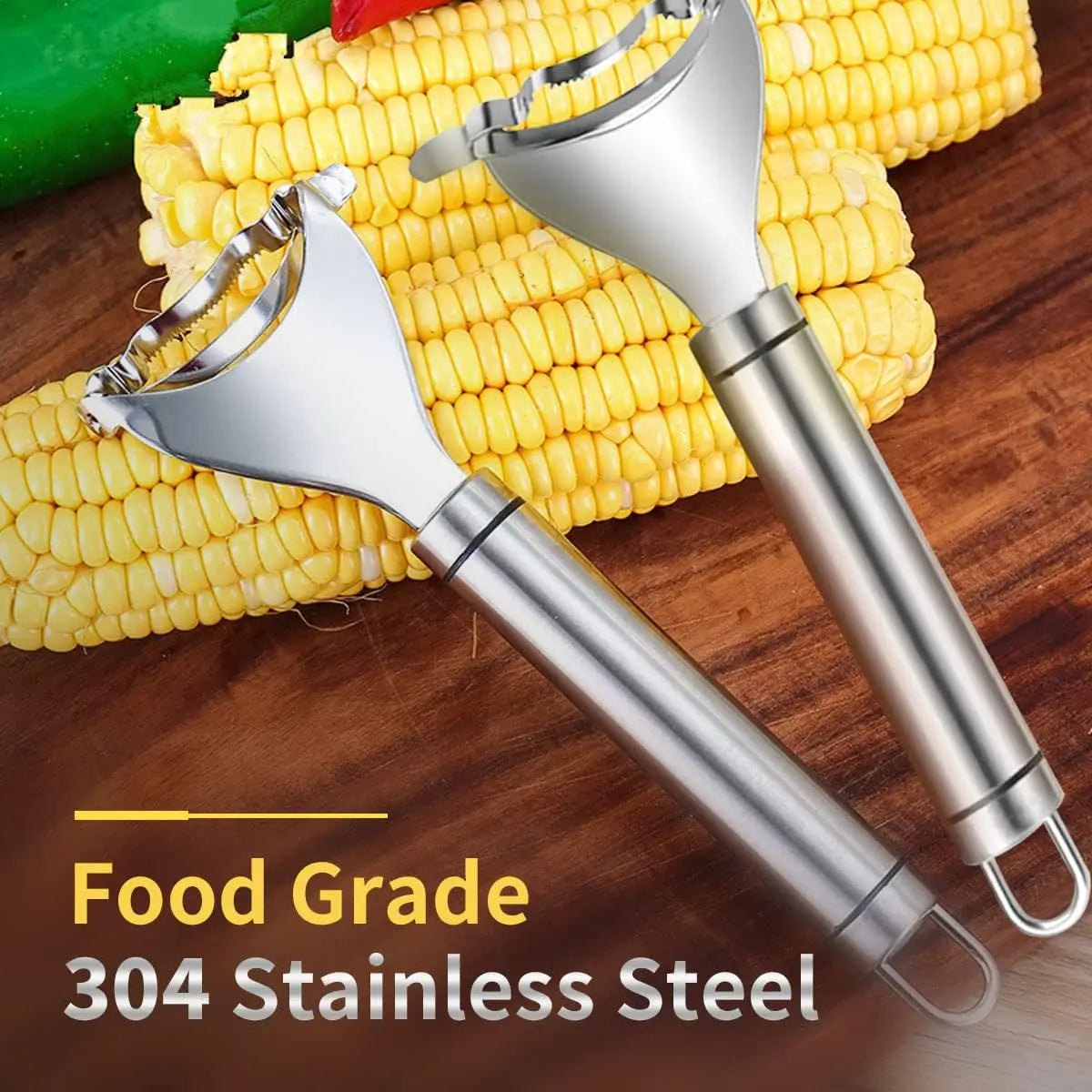 Corn Peeler Stainless Steel Tool Magic Corn Stripp