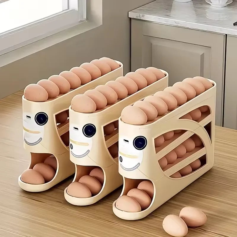4-Tier Sliding Egg Dispenser,