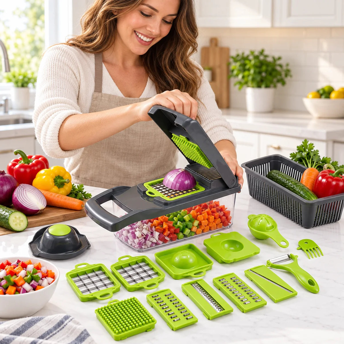 Multi-Functional Vegetable Chopper