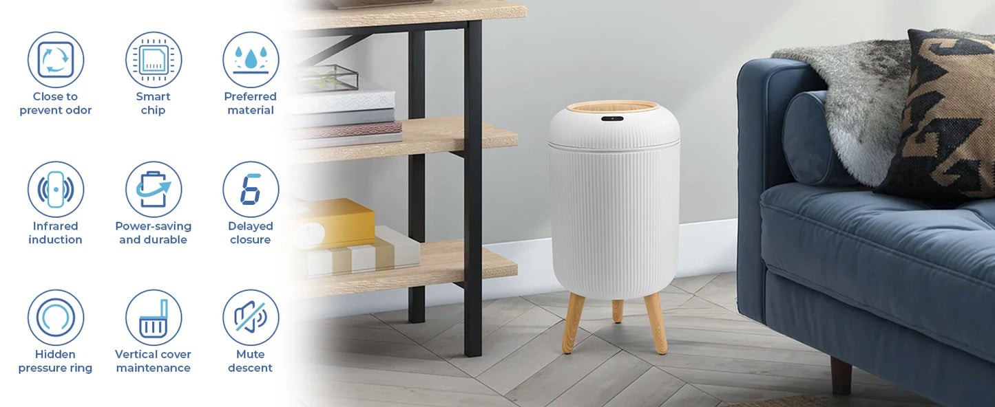 Smart Sensor Trash Can Automatic Touchless