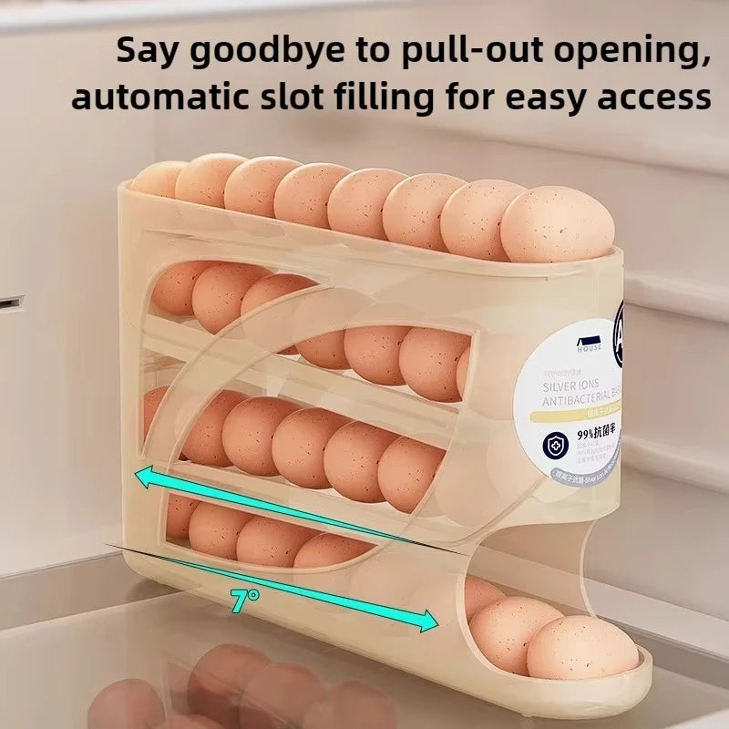 4-Tier Sliding Egg Dispenser,