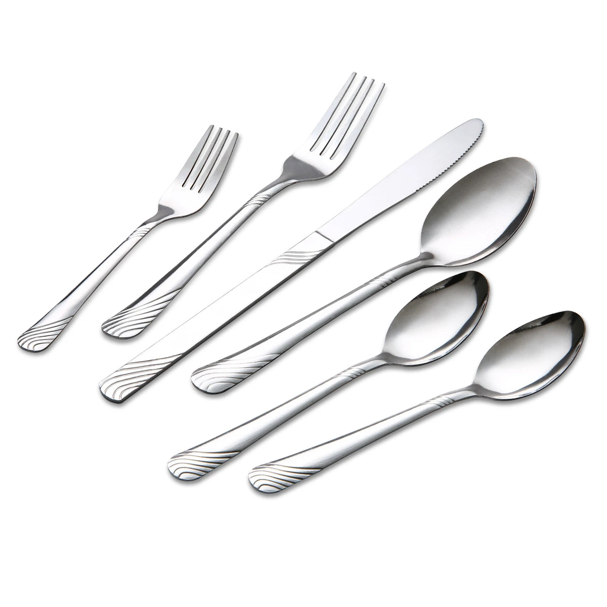 48-Piece Stainless Steel Flatware Set