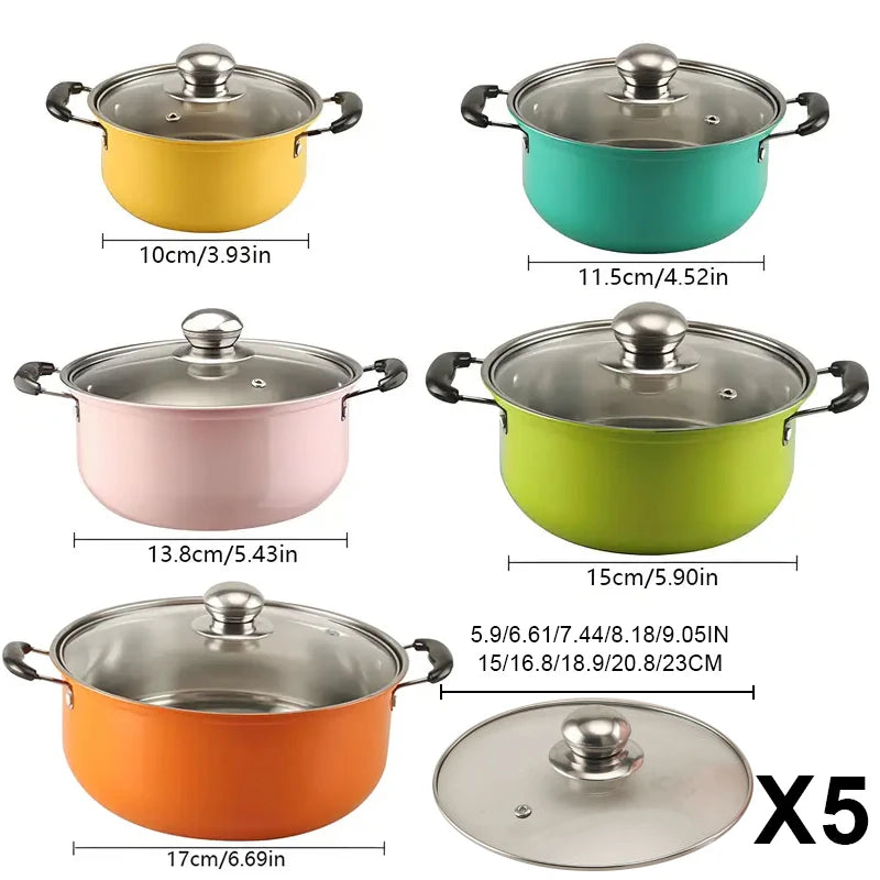 10-piece stainless steel cookware set