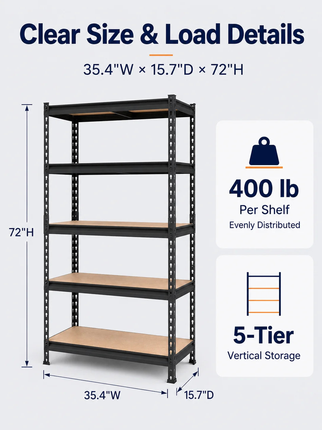 Heavy Duty Metal Storage Rack
