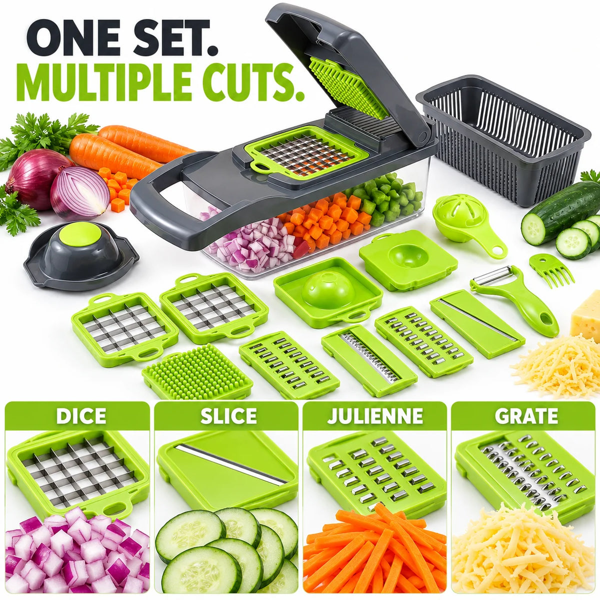 Multi-Functional Vegetable Chopper