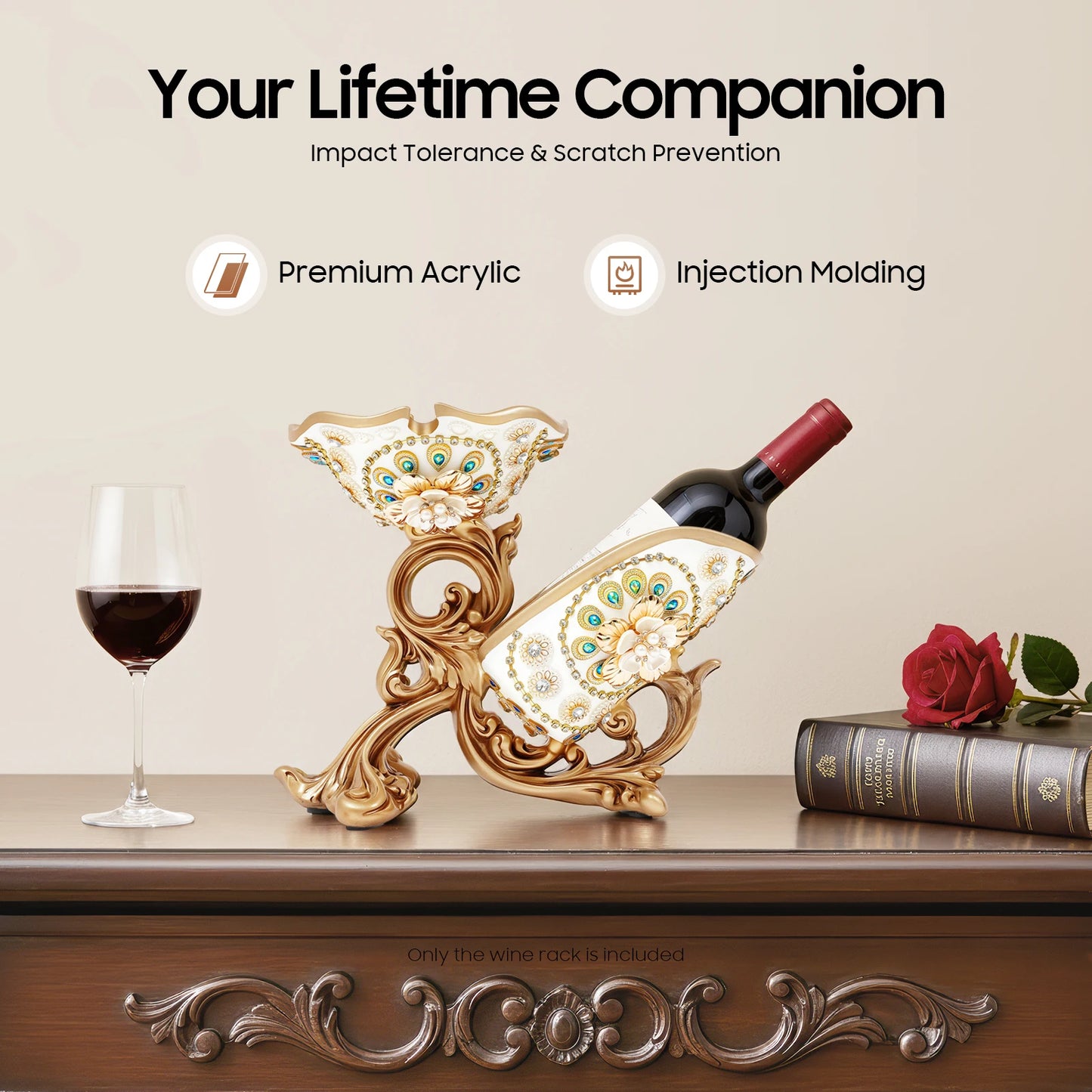 European High Foot Wine Glass Holder
