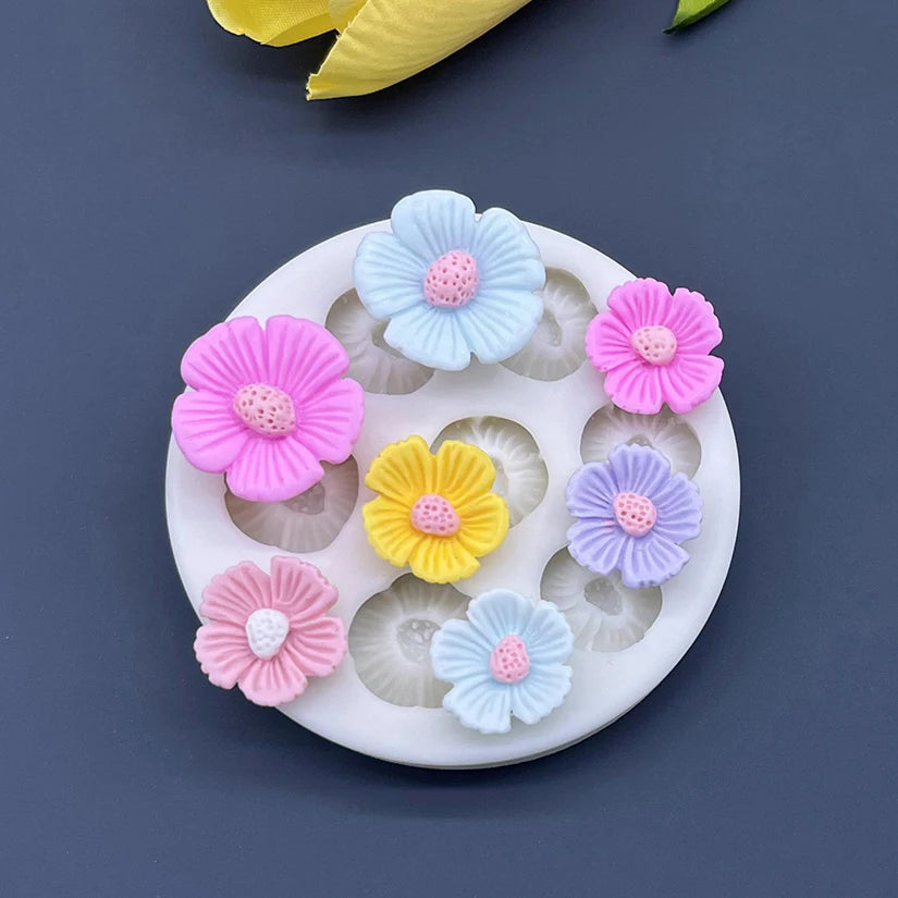 Flower Daisy Silicone Sugarcraft Mold