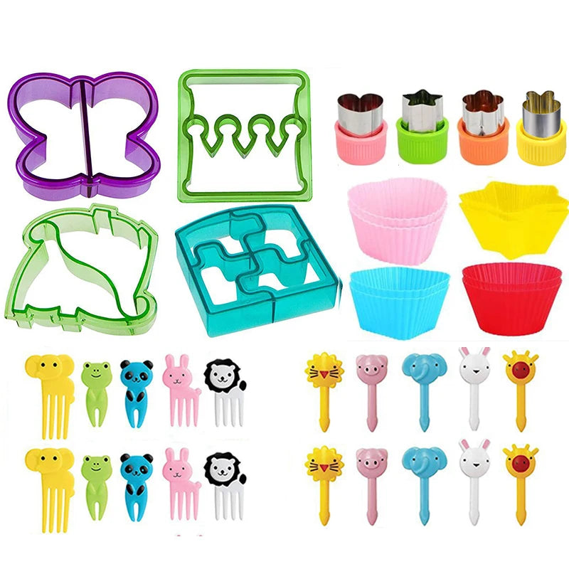 Sandwich Cutters Set for Food Cookies Bread