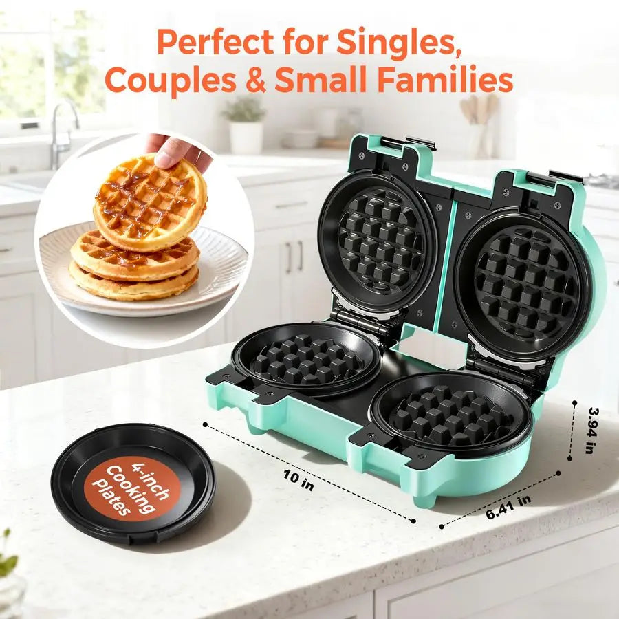 Double Waffle amp Pancake Maker Nonstick