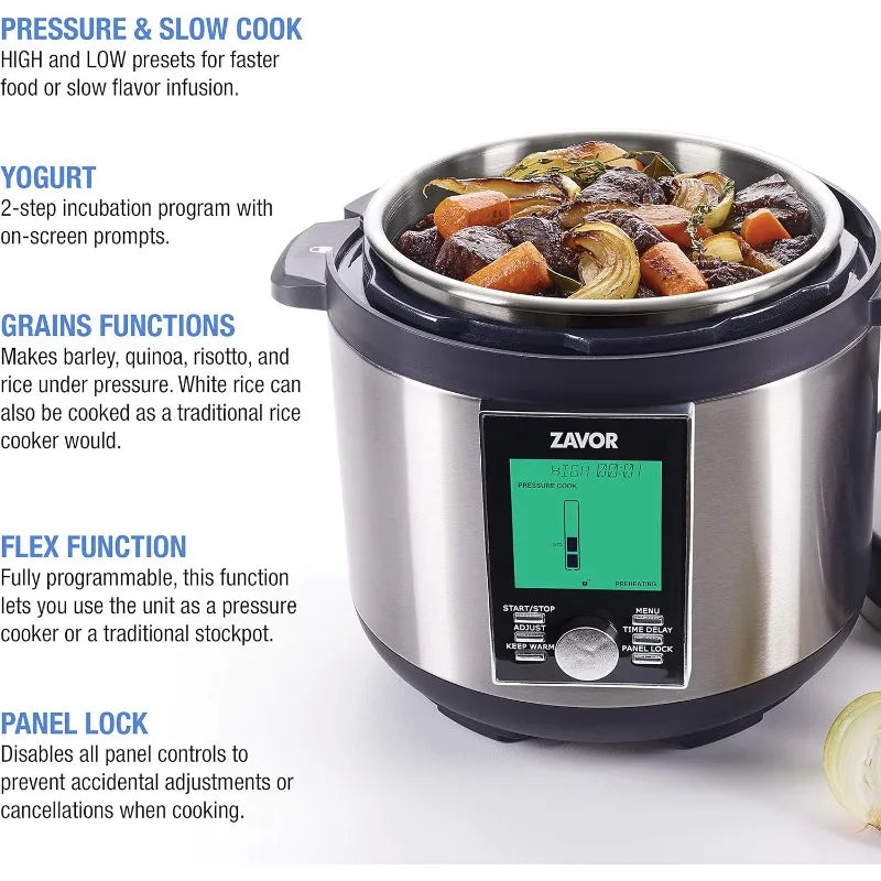 Zavor LUX LCD 6 Quart Programmable Electric Multi-Cooker: