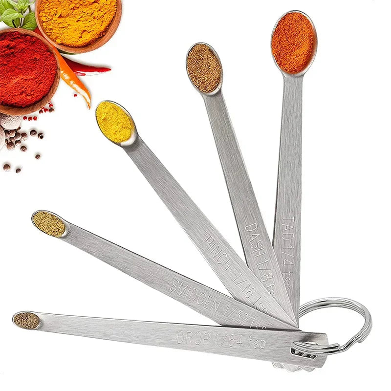 5Pcs/set Mini Measuring Spoon Set