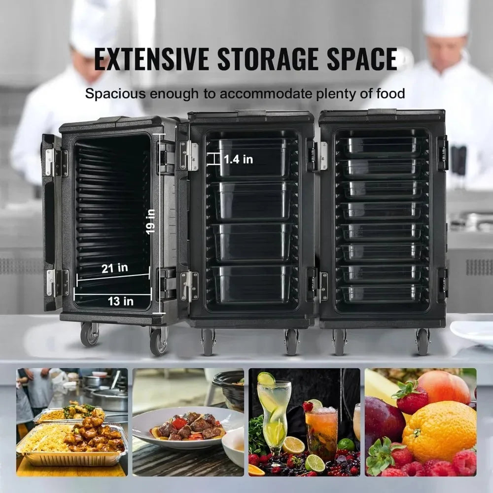 Transport and serve food with confidence using this Insulated Food Pan Carrier, designed for professional catering, restaurants, cafeterias, and large-scale food service operations. With an extra-large 127-quart capacity, thi