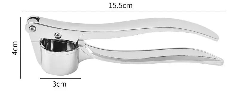 Garlic Press Zinc Alloy & Stainless Steel