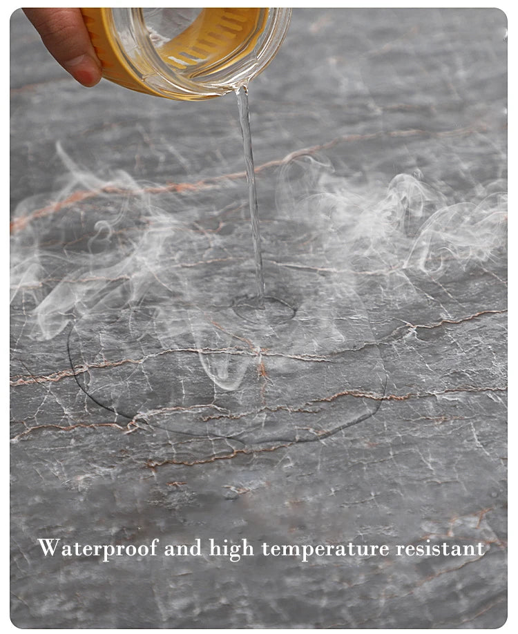 Marble Kitchen Oil-Proof Film Waterproof Moisture-Proof Self-Adhesive Wallpaper