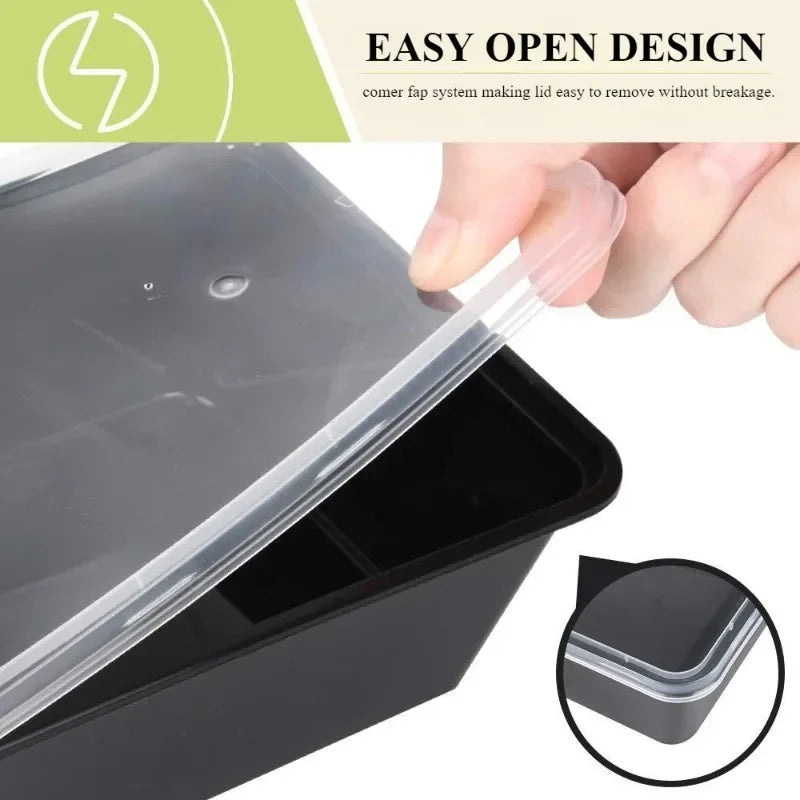 10PCS Disposable Food Box with Lid
