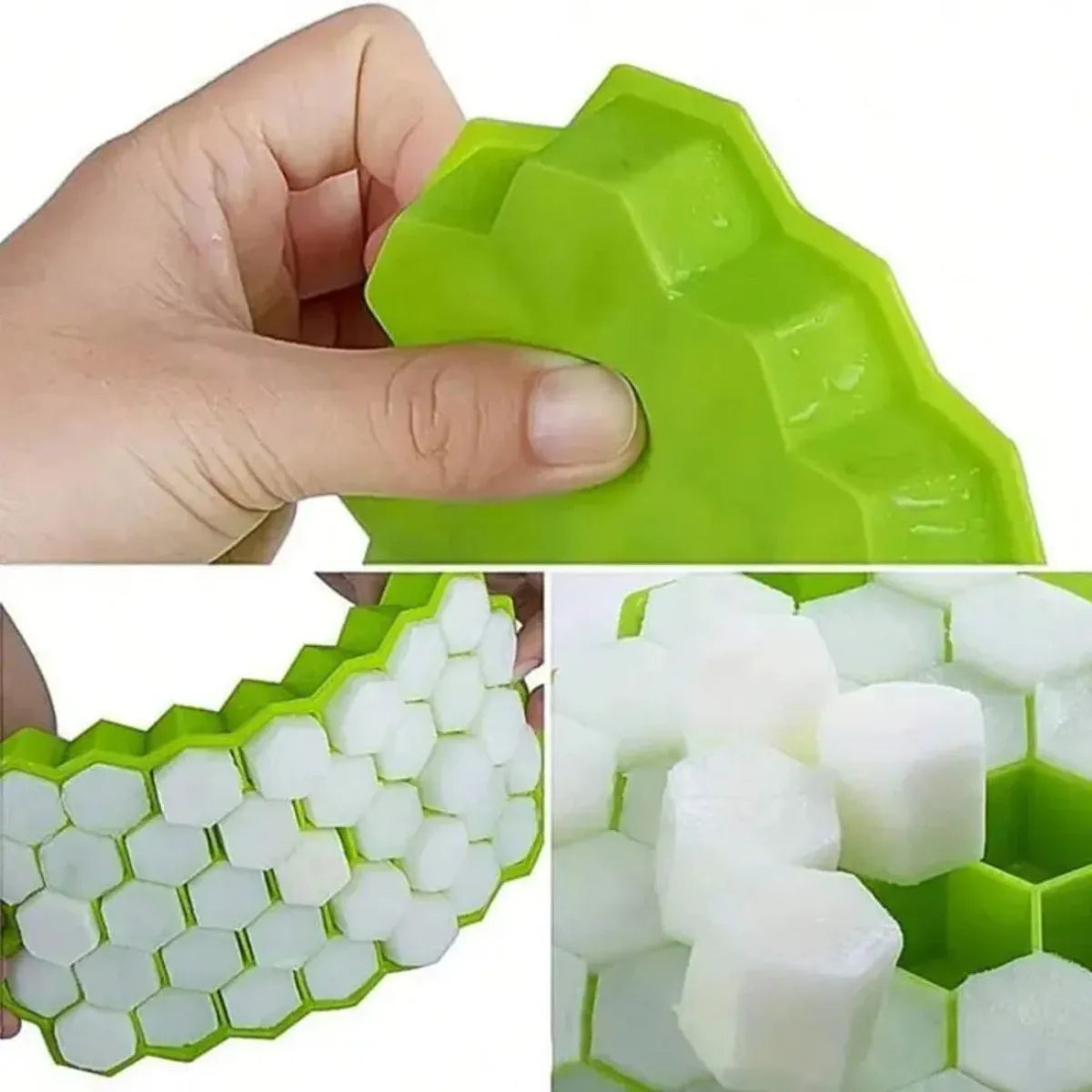 Honeycomb 37-Grid Ice Cube Tray,