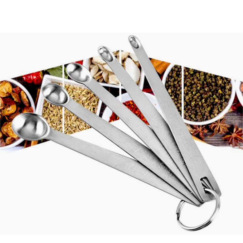 5Pcs/set Mini Measuring Spoon Set