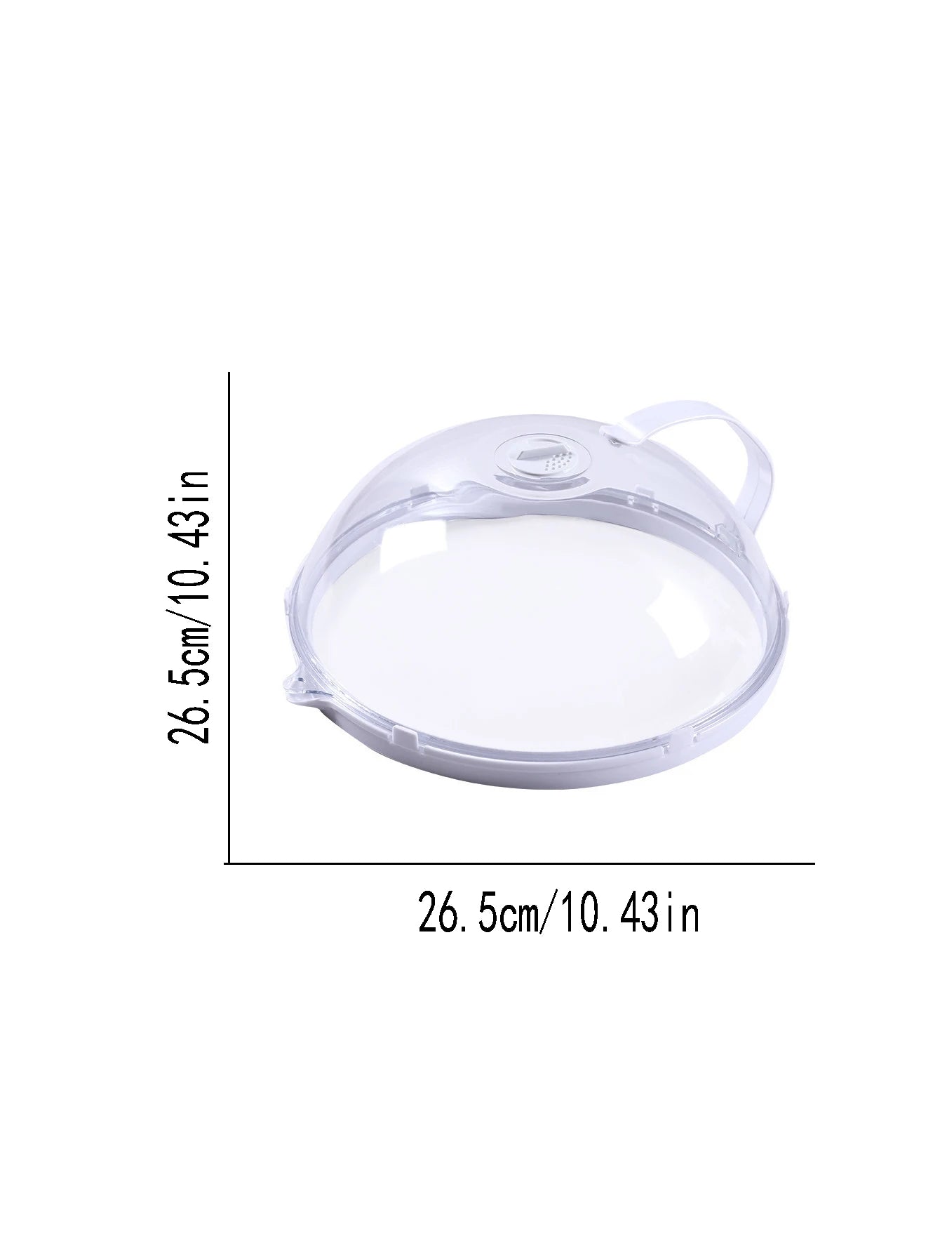 Microwave food splash proof cover,