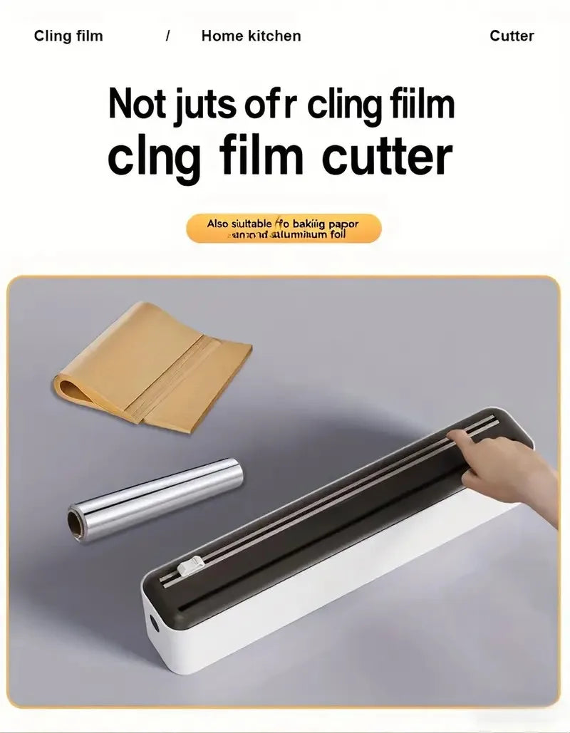 Large Size Plastic Wrap Dispenser with Cutter,
