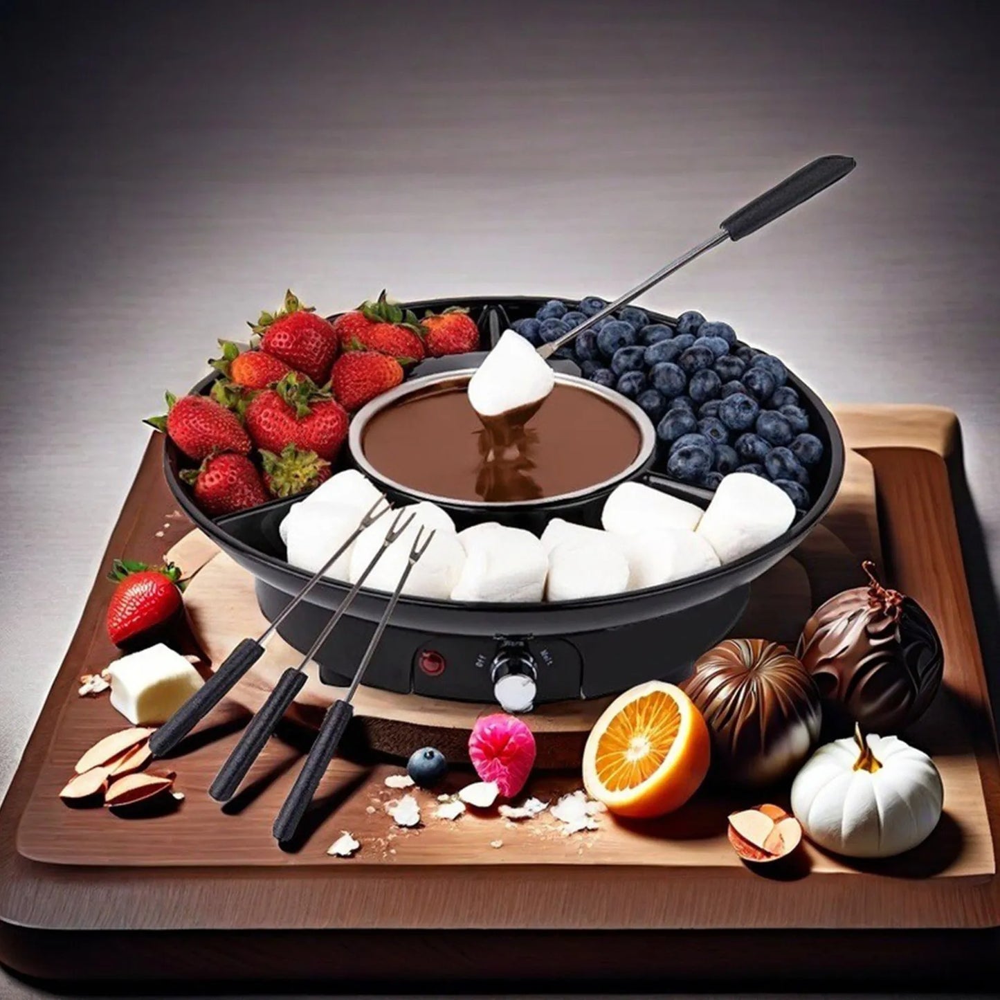 Electric Fondue Pot Set
