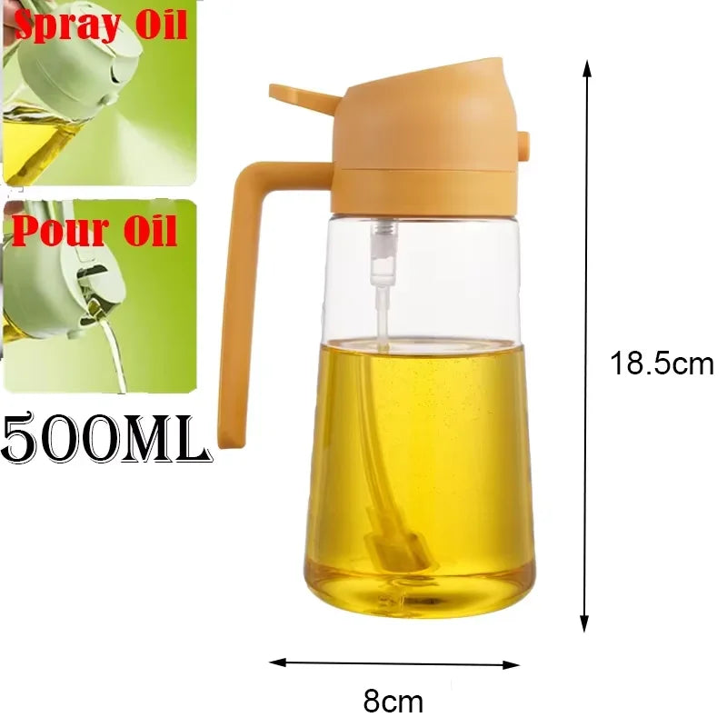 Pour and Spray Oil Dispenser Bottle