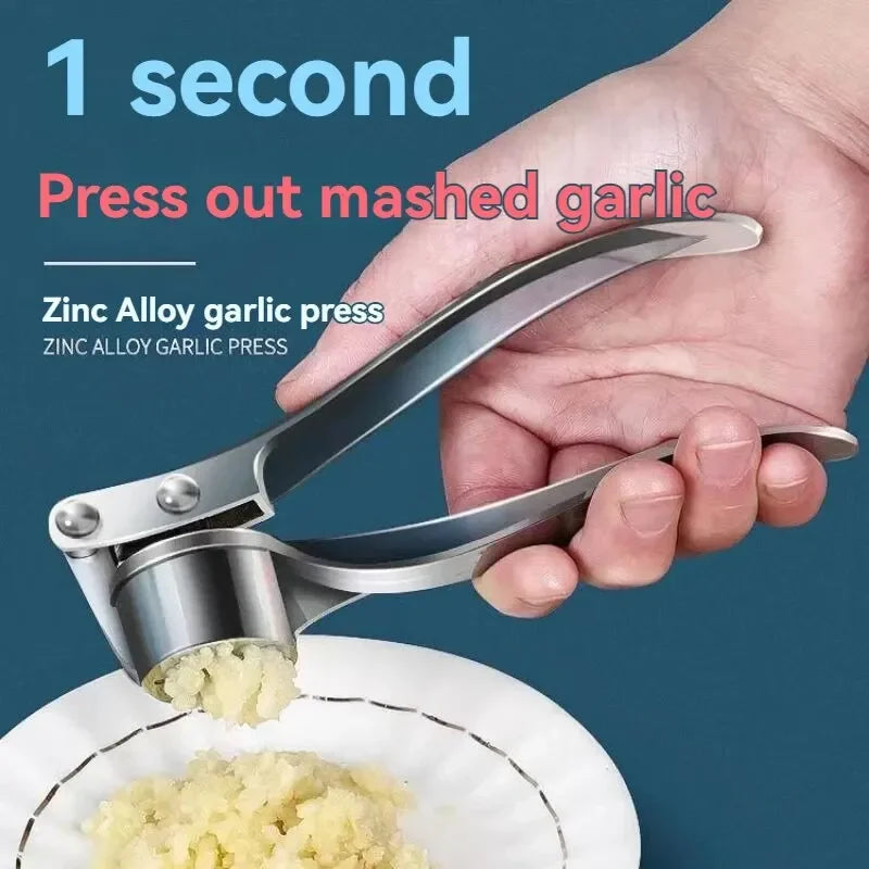 Garlic Press Zinc Alloy & Stainless Steel