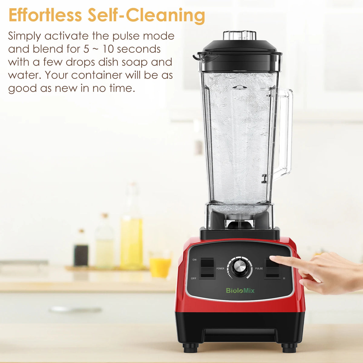 BPA Free 3HP 2200W Heavy Duty Commercial Grade Blender