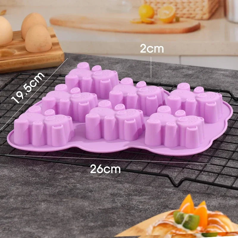 3D Lovely Bear Cake Mold