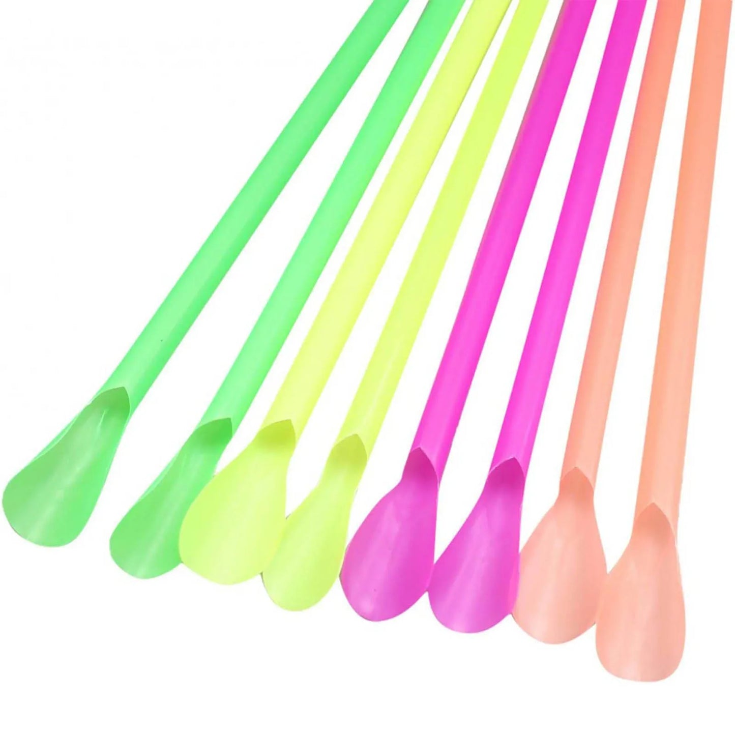Straws With Snow-Cone Spoon