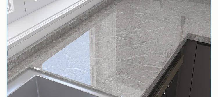 Marble Kitchen Oil-Proof Film Waterproof Moisture-Proof Self-Adhesive Wallpaper