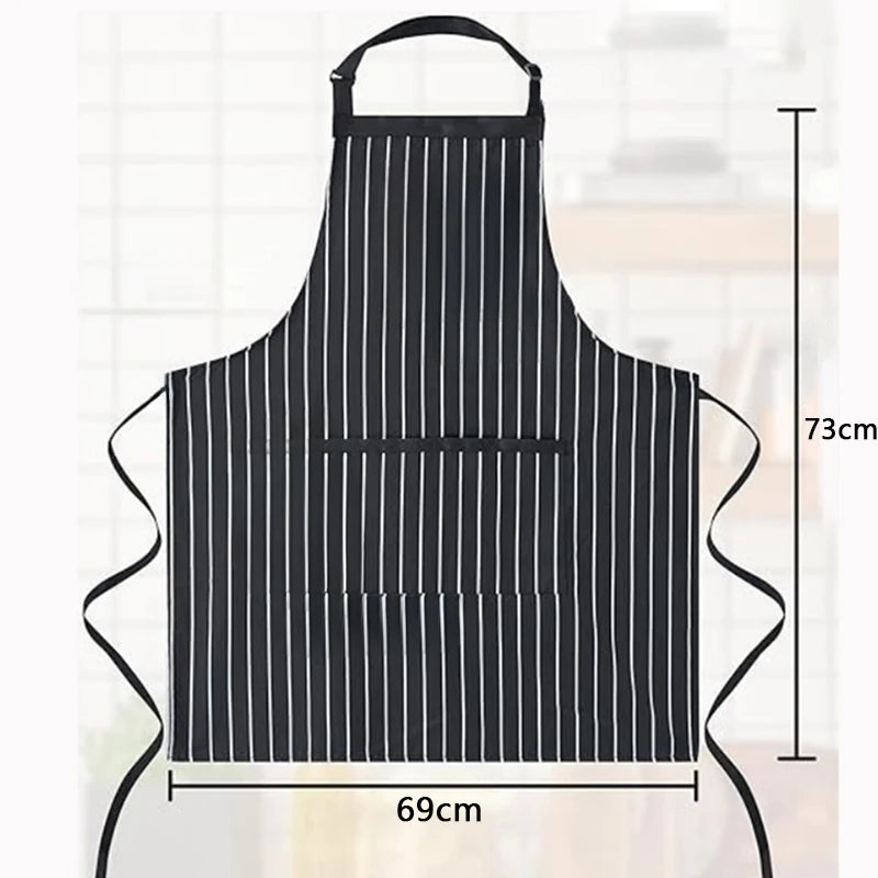 Striped Breathable Kitchen Apron