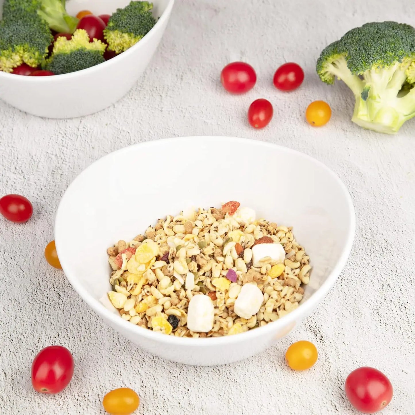 8" Ceramic Deep Soup & Salad Bowls