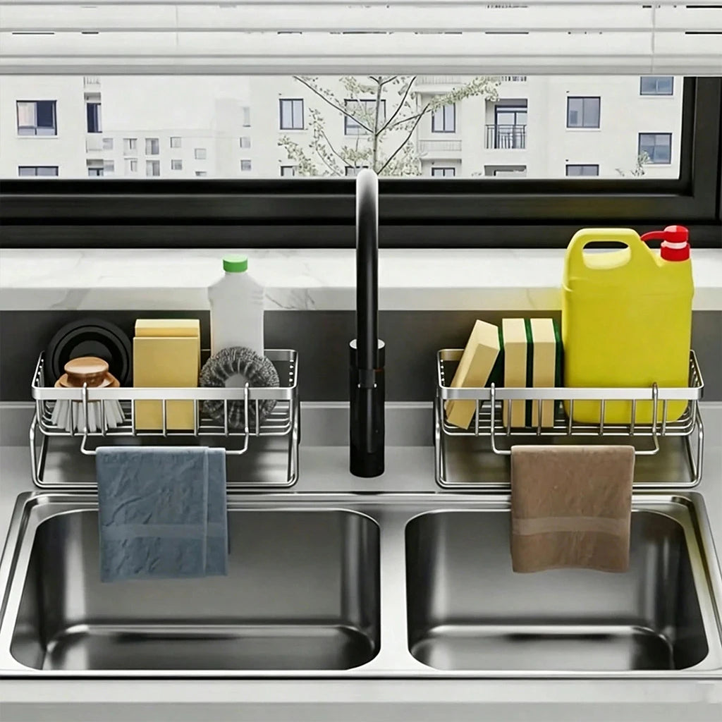 5 PCS Stainless Steel Sponge Holder