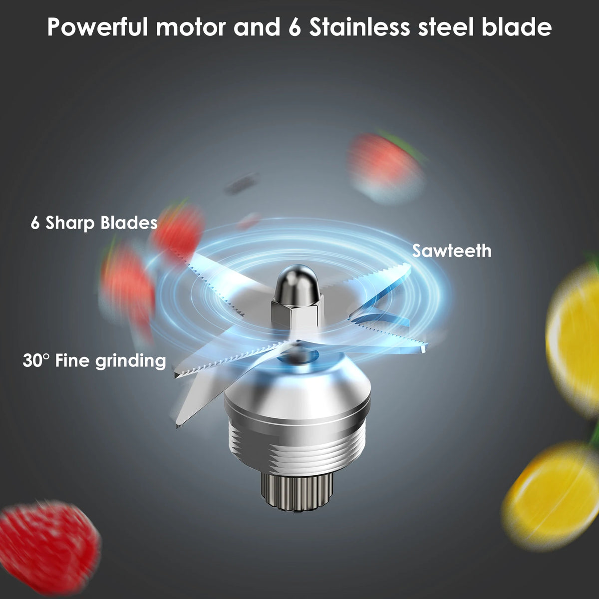 BPA Free 3HP 2200W Heavy Duty Commercial Grade Blender