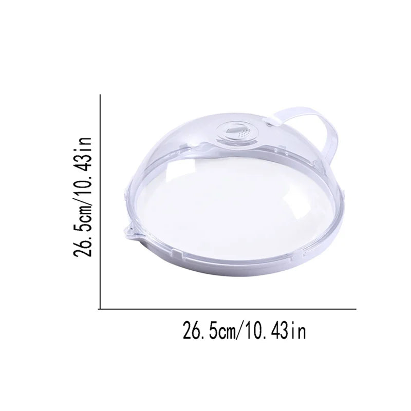 Microwave food splash proof cover,